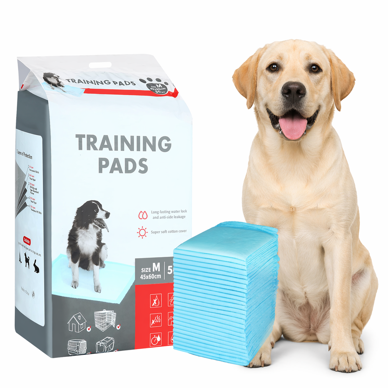 Pads Entrenadores Absorbentes para Perros x40 unidades