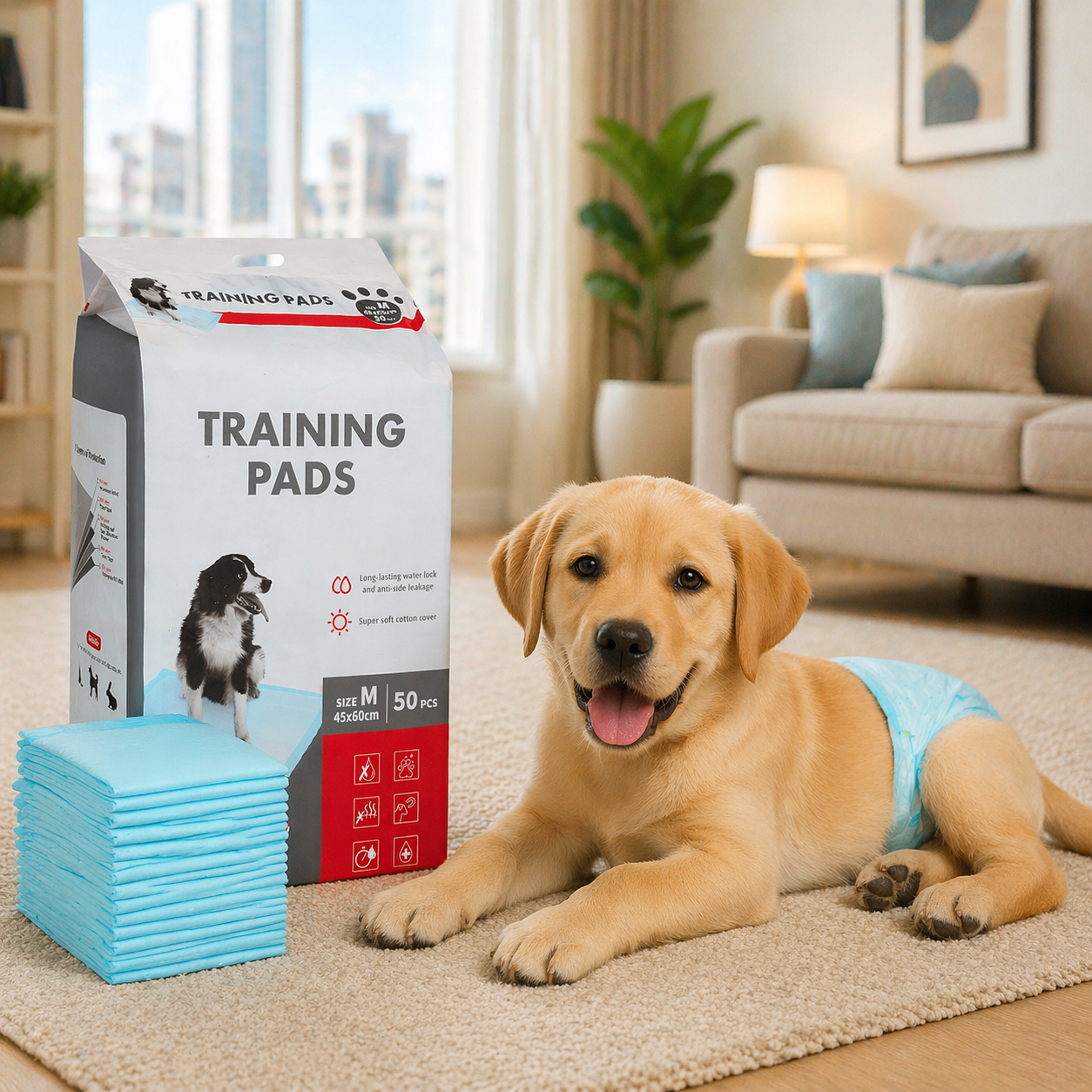 Pads Entrenadores Absorbentes para Perros x40 unidades