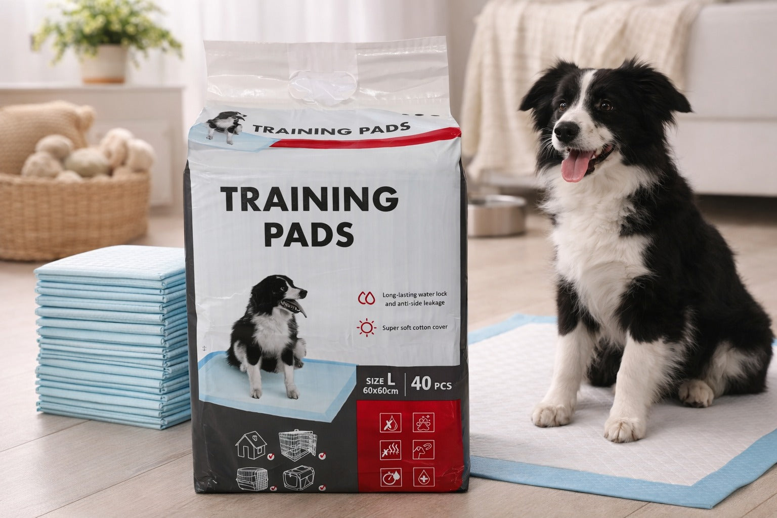 Pads Entrenadores Absorbentes para Perros x40 unidades