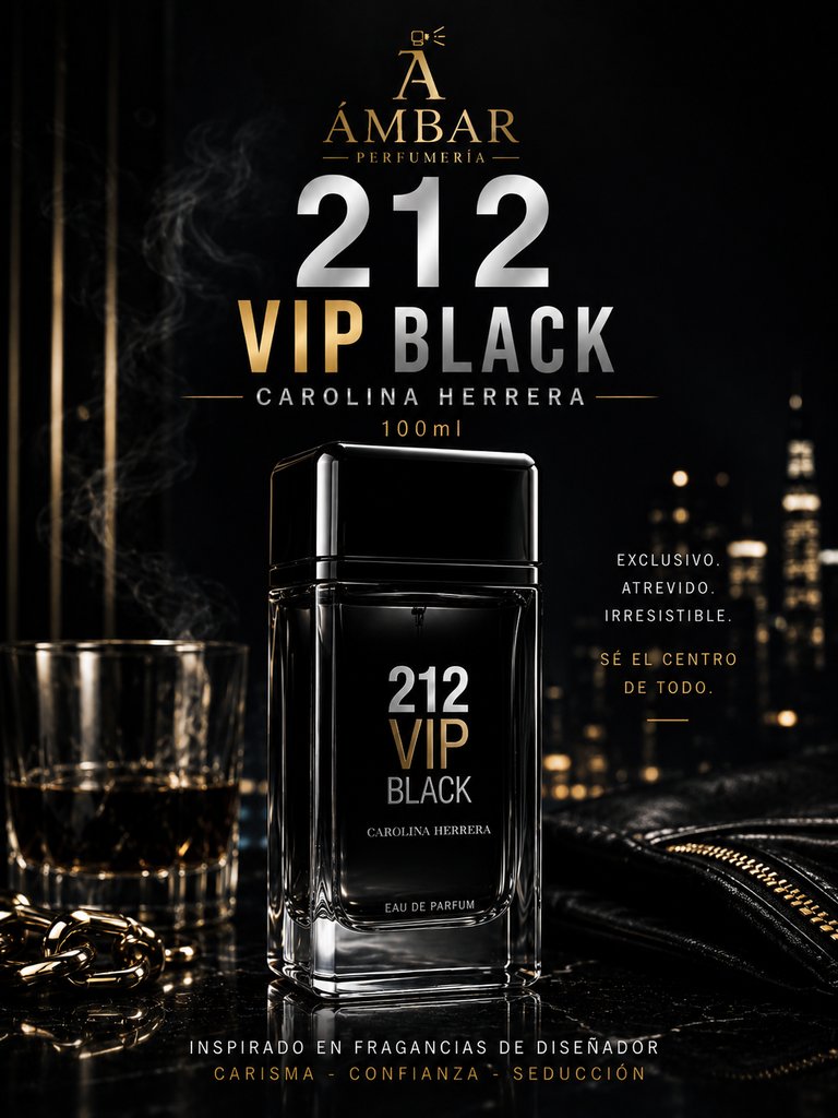 Esencia inspirada en 212 VIP Black