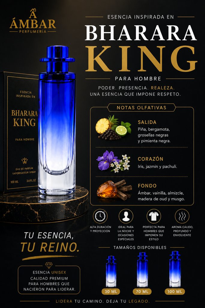 Esencia inspirada en Bharara King