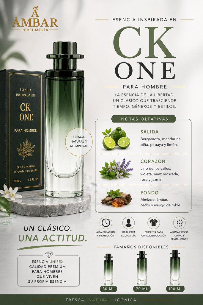 Esencia inspirada en CK One