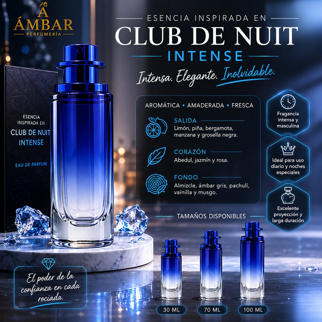 Esencia inspirada en Club de Nuit Intense