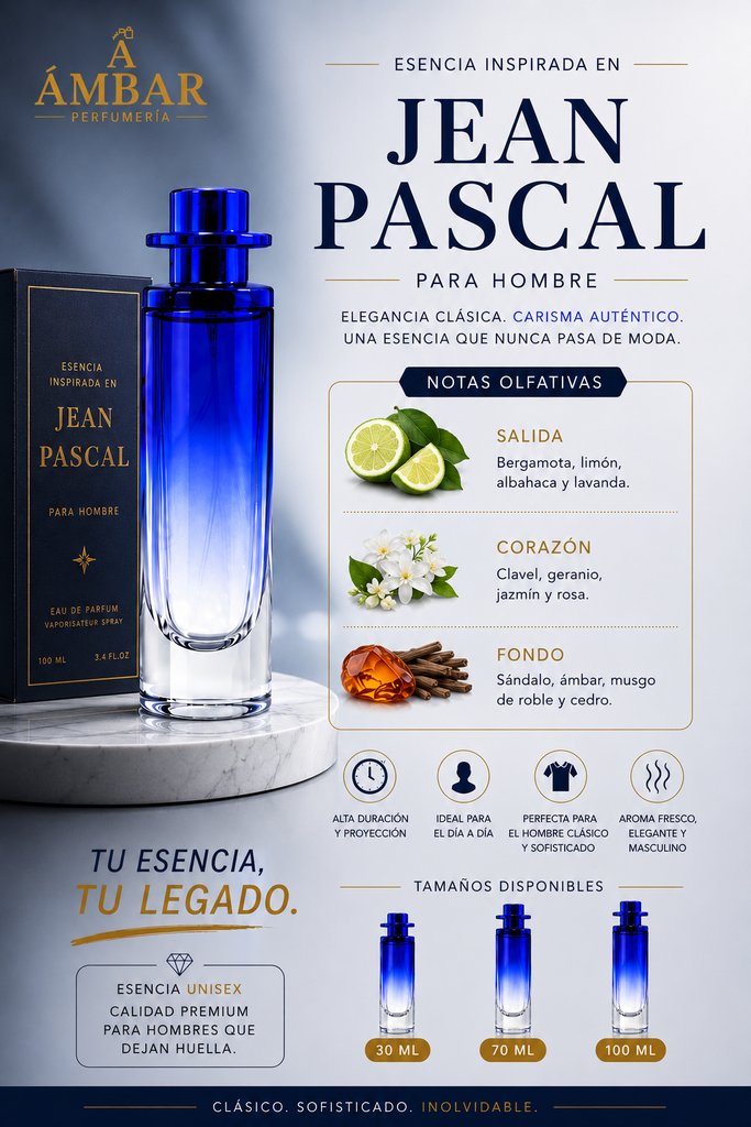 Esencia inspirada en Jean Pascal