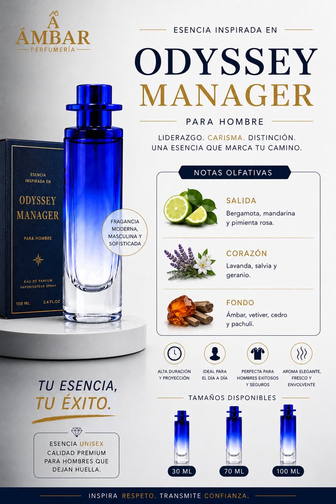 Esencia inspirada en Odyssey Manager